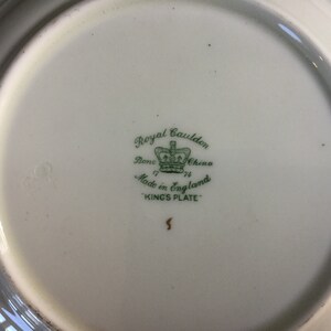 Vintage Royal Cauldon Kings Plate Wide Rimmed Soup Bowl/ - Etsy