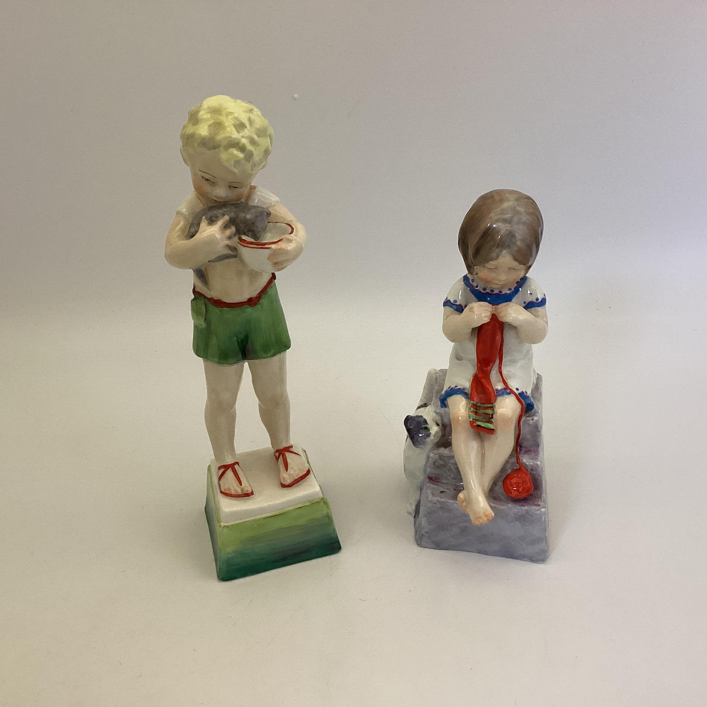 Royal Worcester Figurine Girl - Etsy