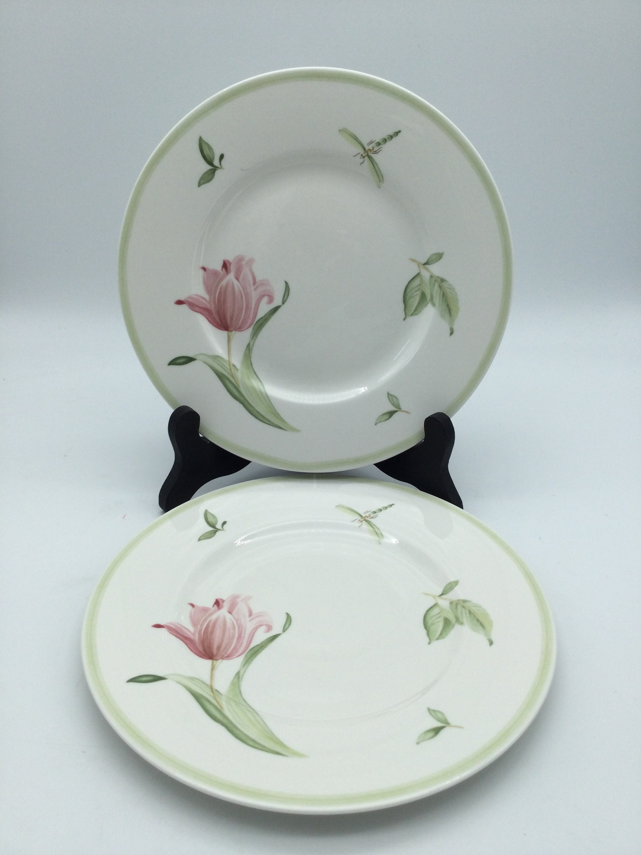 Villeroy & Boch Pair of Salad Plates / Florea / 8.5