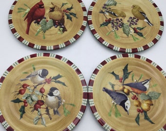 lenox winter greetings salad plate