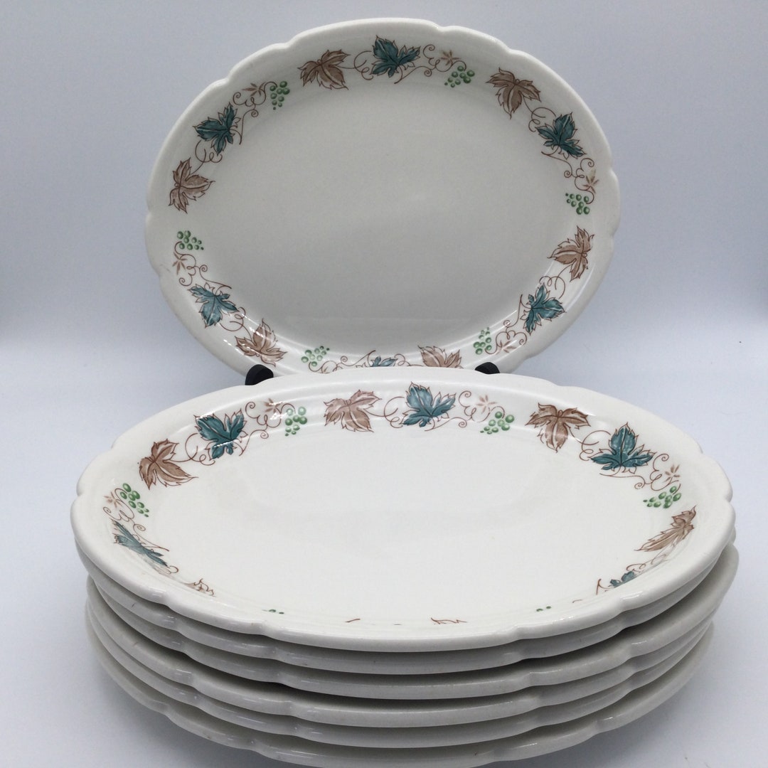 Walker China Co / 1944 / Restaurantware/ Vitrified China Oval Platter