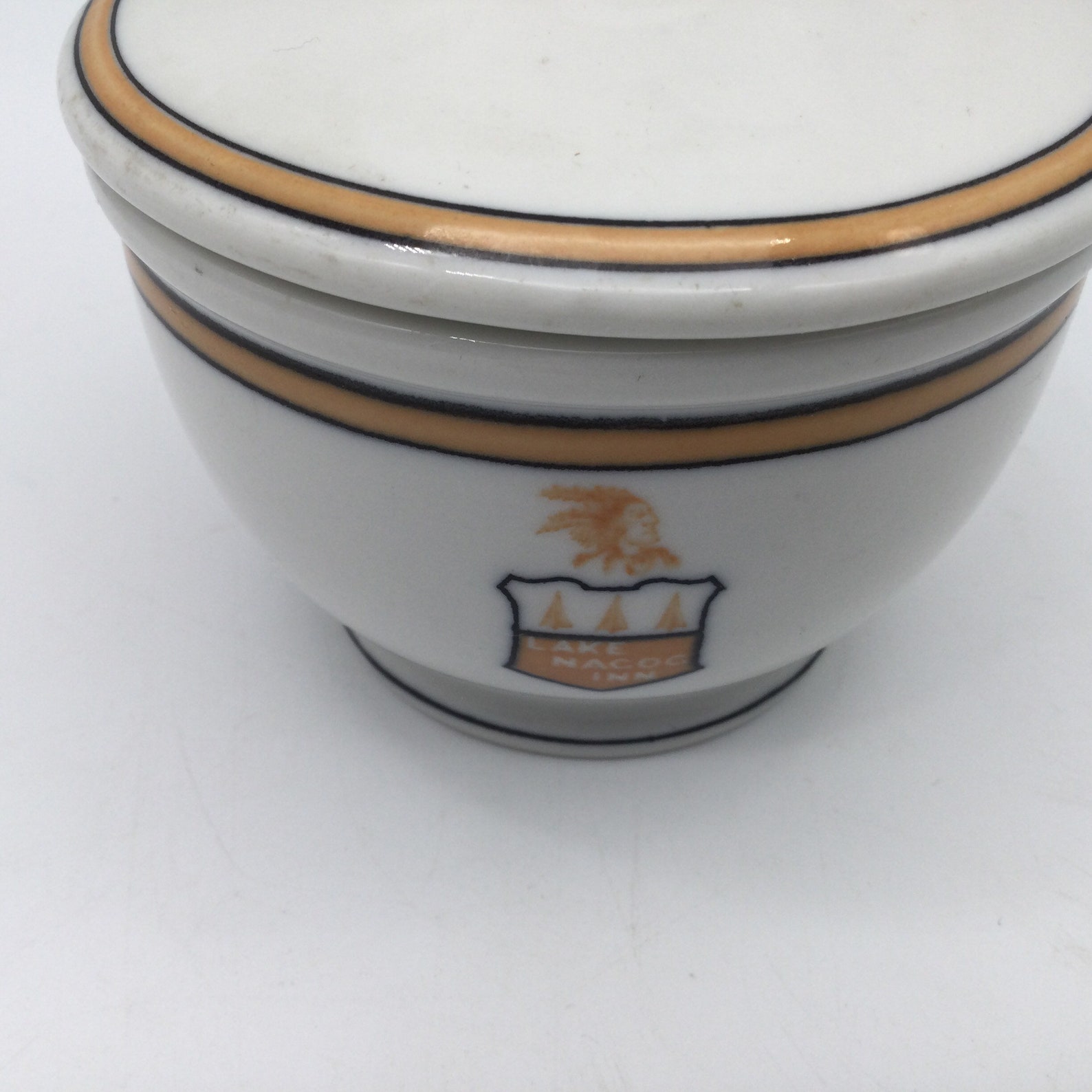 Vintage Syracuse Pottery Co. OPCO Lake Nagog Inn Covered Sugar Etsy