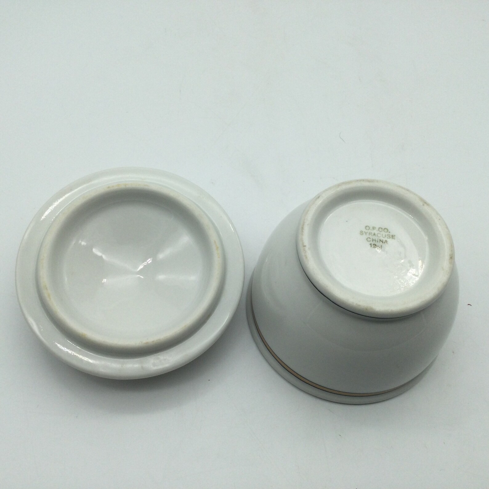 Vintage Syracuse Pottery Co. OPCO Lake Nagog Inn Covered Sugar Etsy