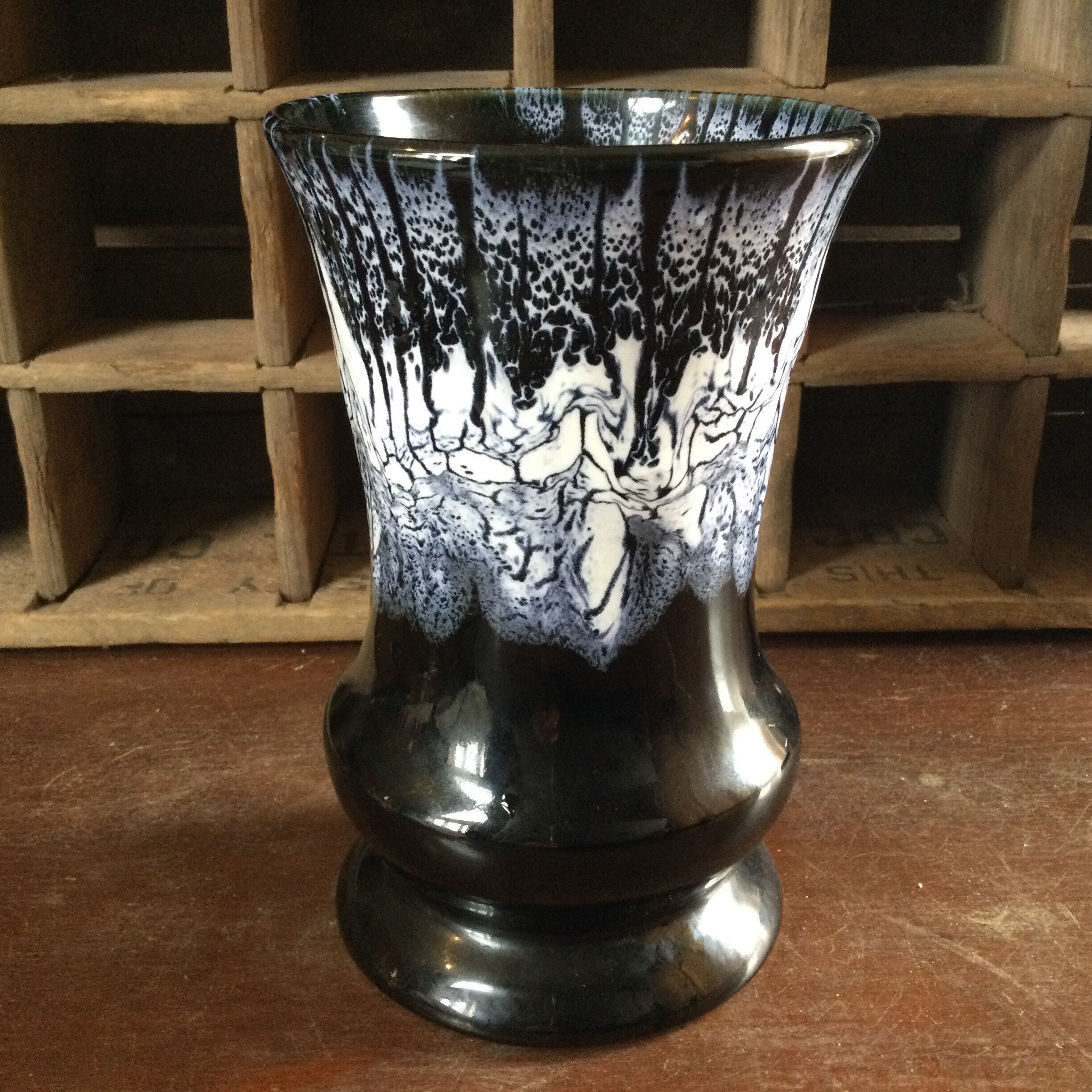 Black and white vase, Black and white decor, Black and white