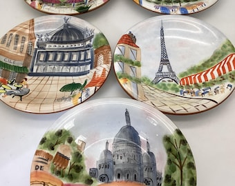Hand Painted American Atelier Parisian -  Paris Scenes  - Discontinued- CHOICE