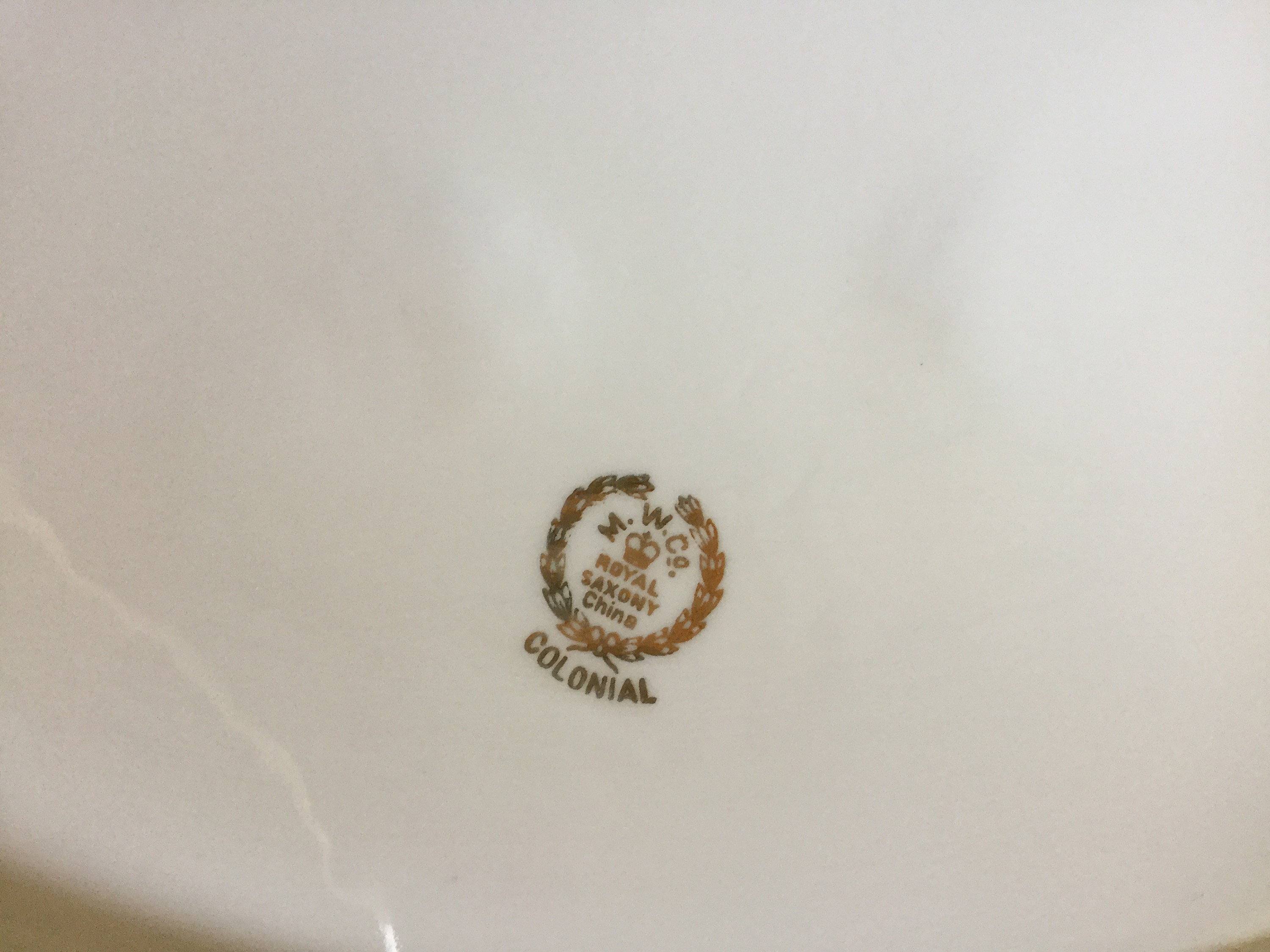 M W & Co. Royal Saxony China / Oval Handled Covered Casserole Etsy