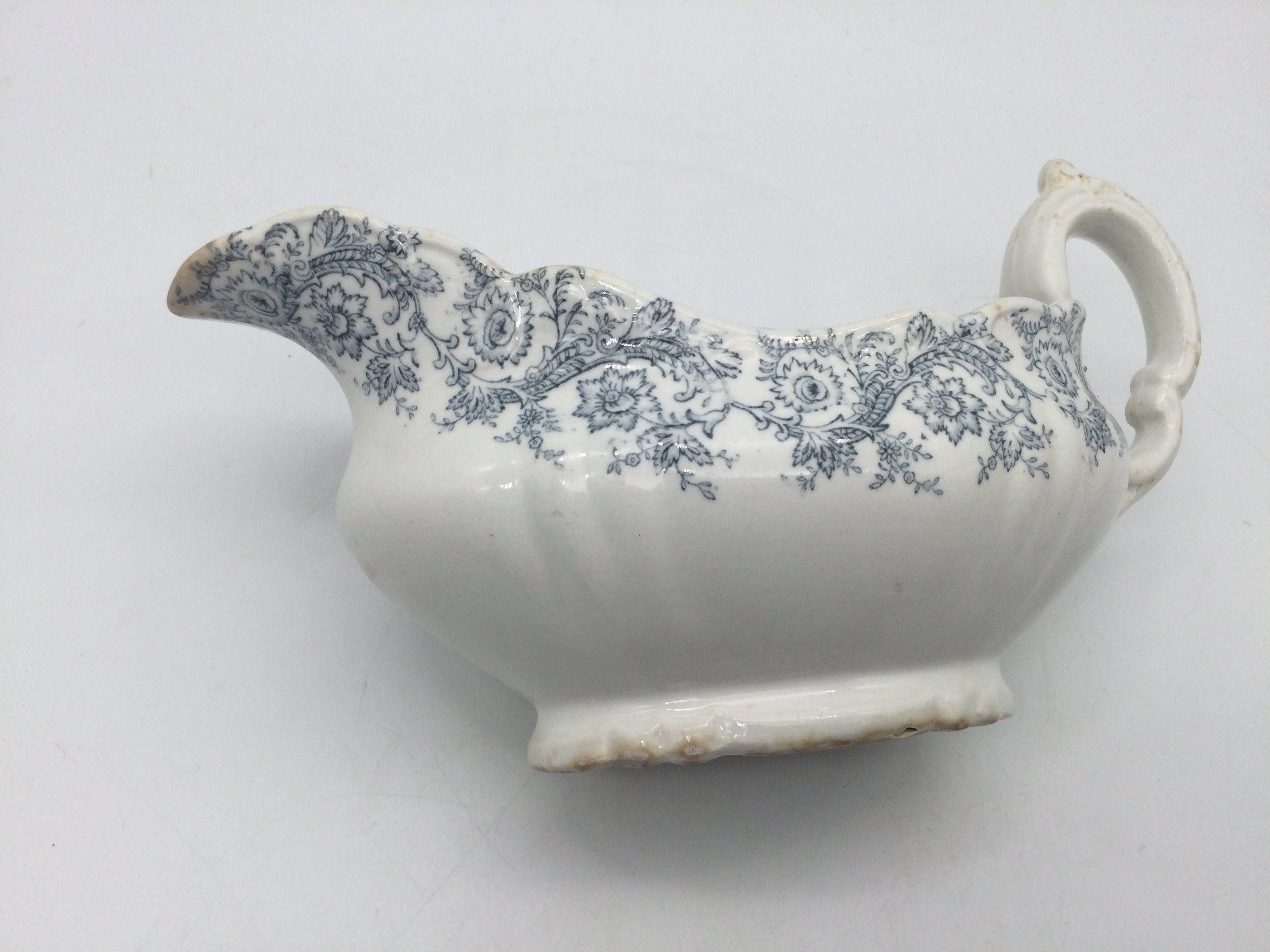 Antique John Maddock & Sons Gravy Boat/ Duchess / Blue Etsy