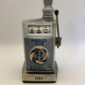 Jim Beam / Regal China Harold’s Casino Reno Bourbon Decanter / 1968