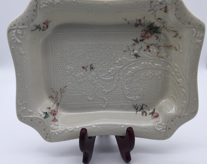 Antique Haviland & Co. Limoges / Albert Louis Dammouse Design / Napkin Fold Serving / Console