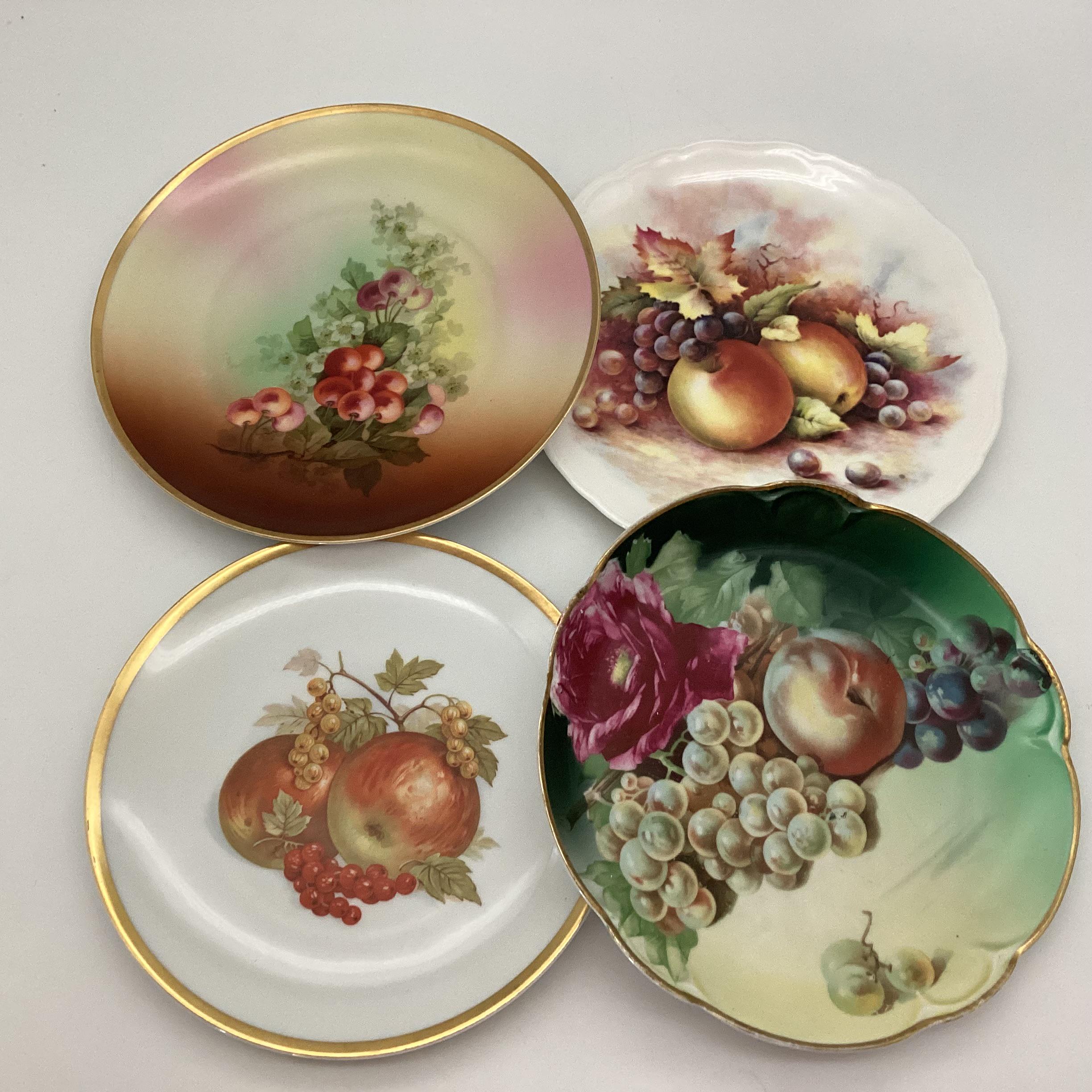 Bavaria Hand Painted Fruit Plates - Etsy