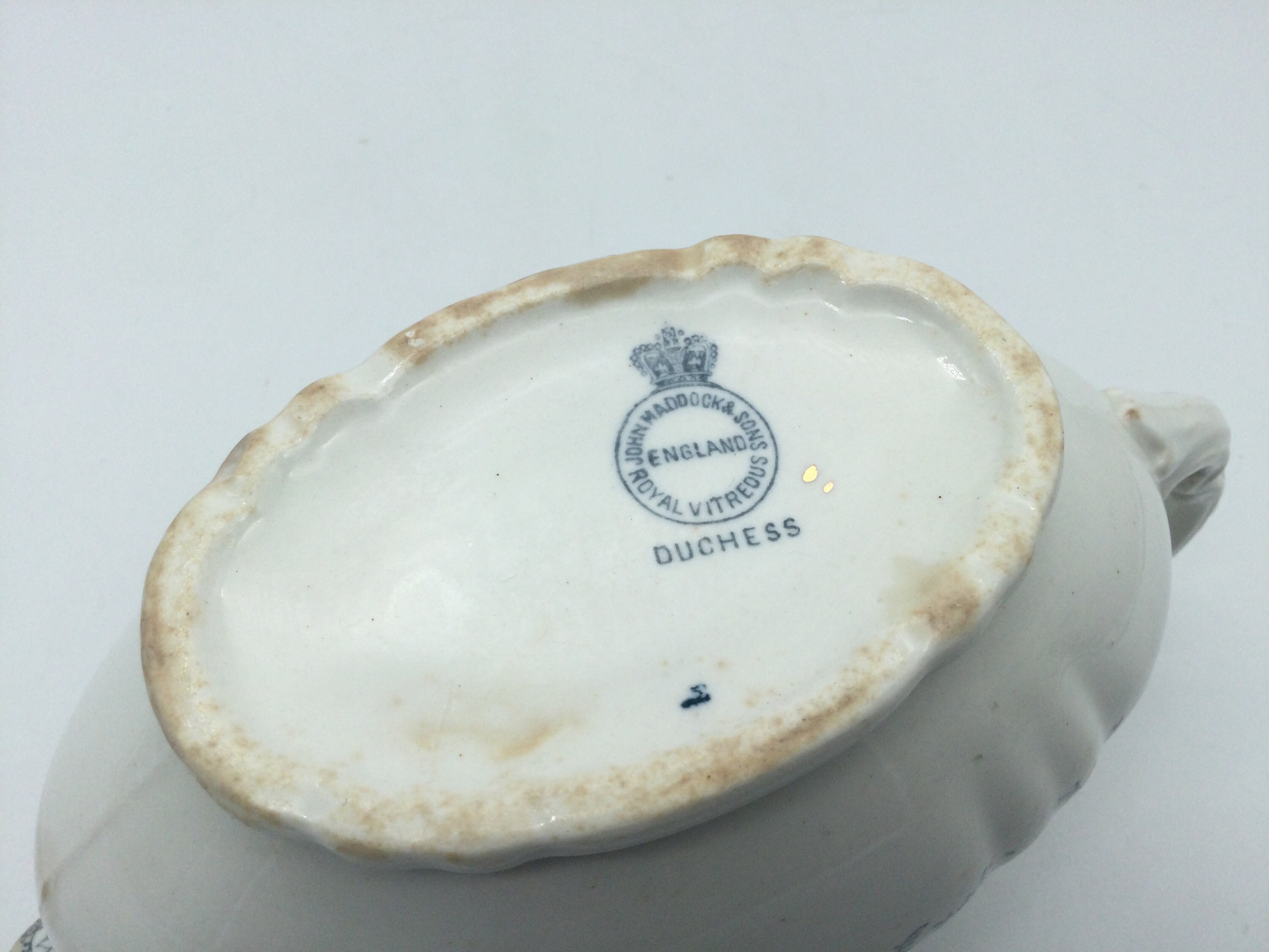 Antique John Maddock & Sons Gravy Boat/ Duchess / Blue Etsy