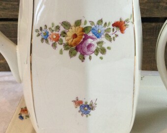 Vintage Mikori Ware Japan Handpainted Coffee Set on Tray