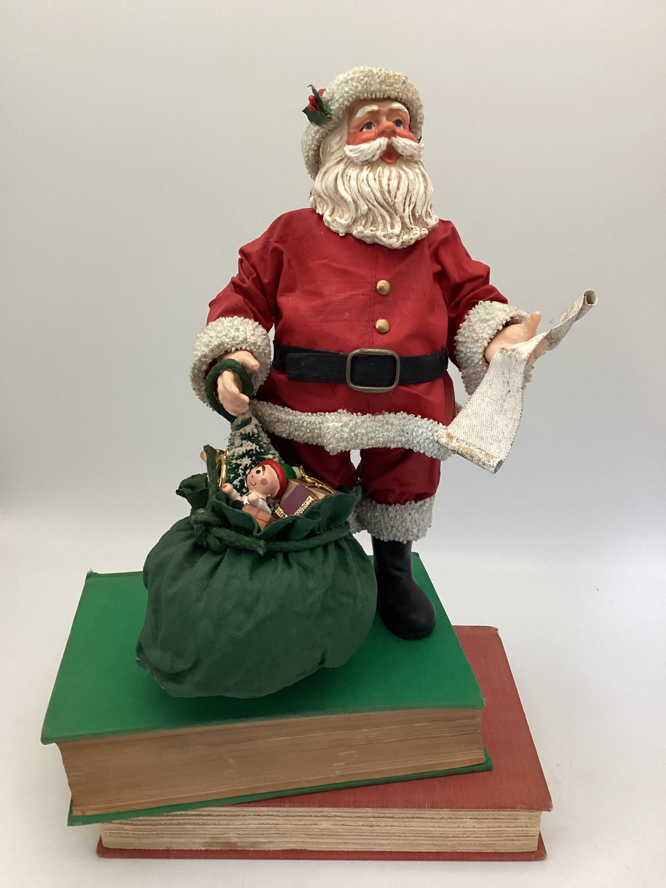 アンティークサンタクロース Vintage 1980s Santa Claus Figurine: 10.5