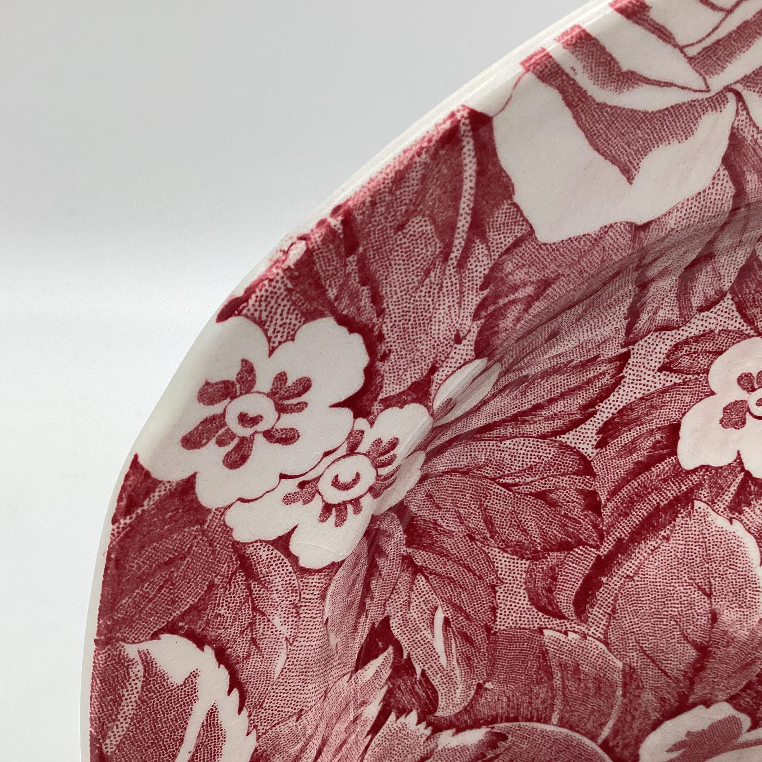 Vintage Burleigh Staffordshire England Pair of Salad Plates