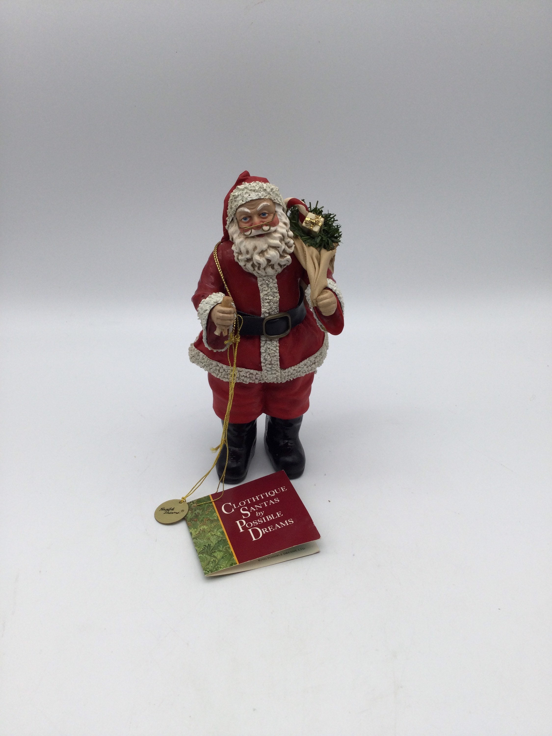 Touch of Class Christmas Brew Beer Santa Clothtique Figurine Set