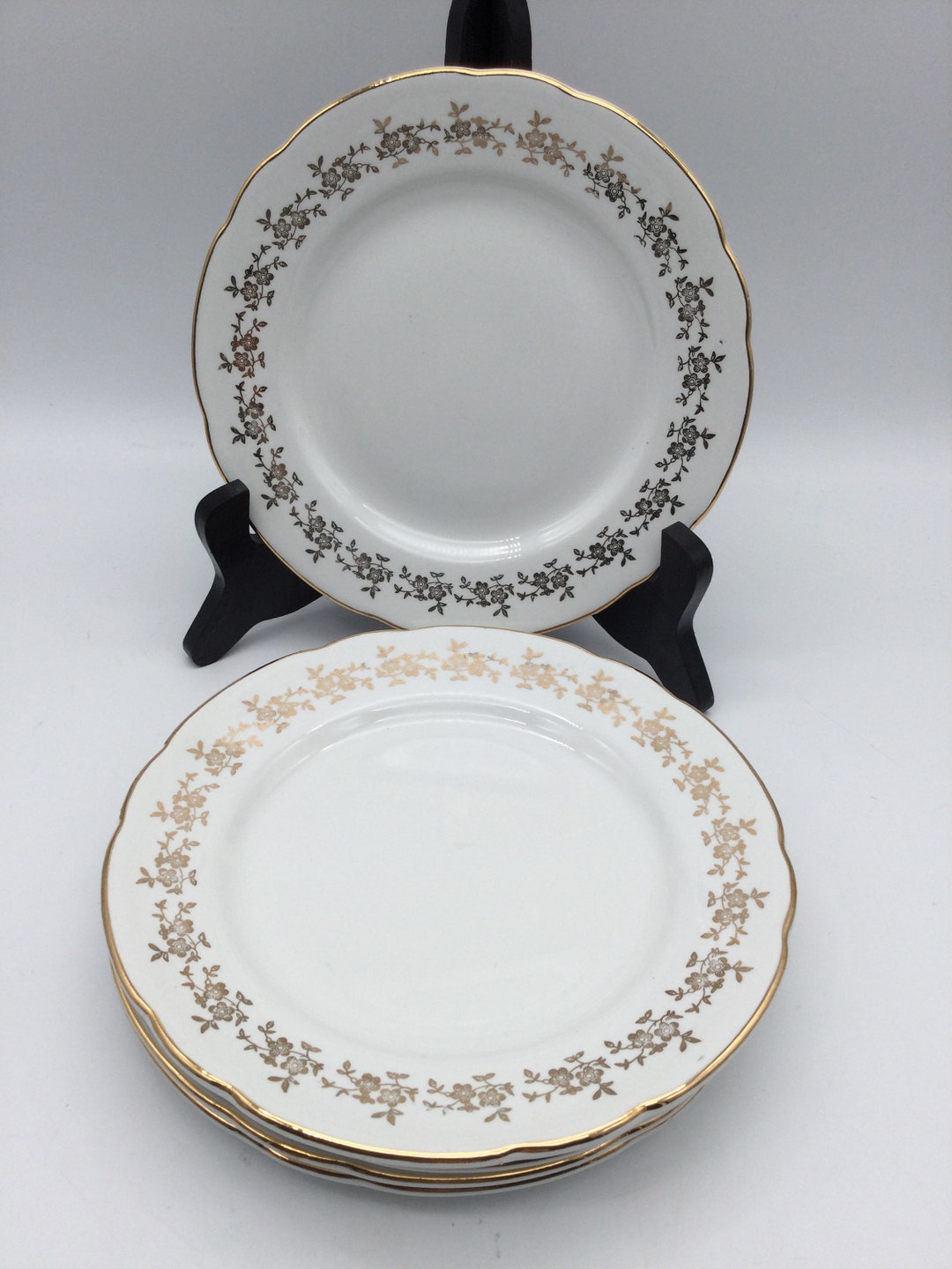 Antique Societa Ceramica Richard (ginori) Italy Set of 5 Salad