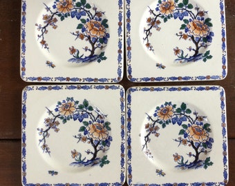 Vintage Gien France Delft Colorie / French Faience Rooster Pattern ...