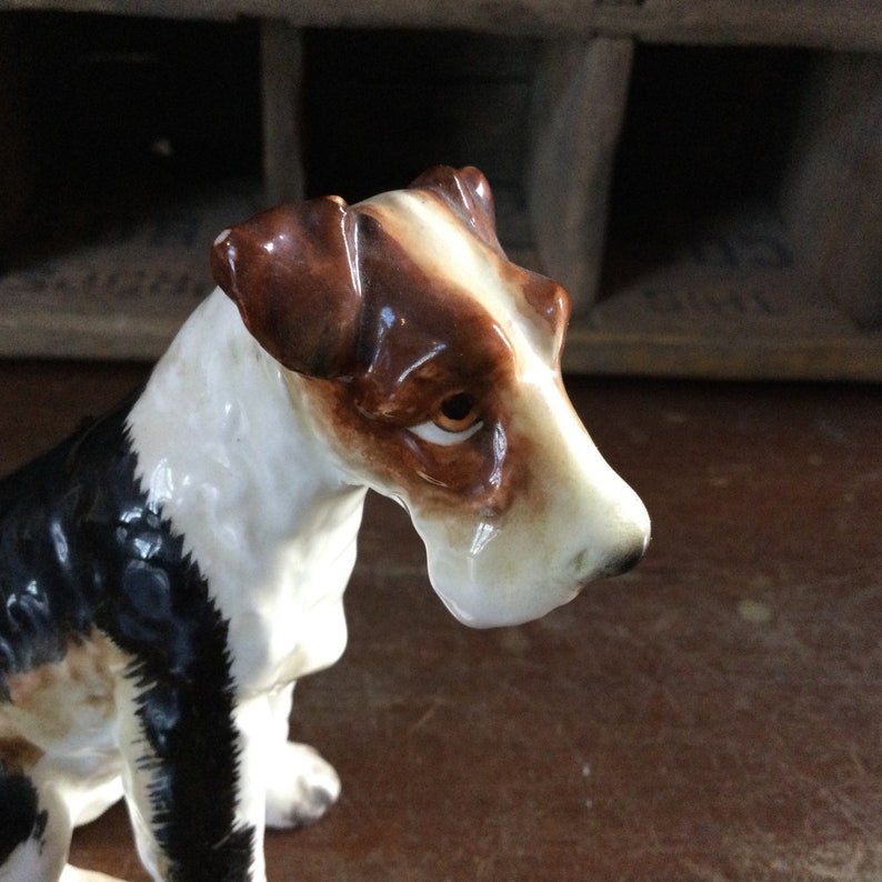 Vintage Napco Springer Spaniel Wire Haired Fox Terrier Figurine M1758