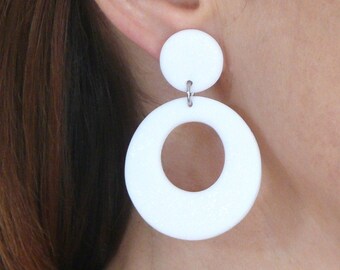 retro style earrings