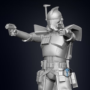 ARC Trooper Figurine - Pose 2 - 3D Print Files