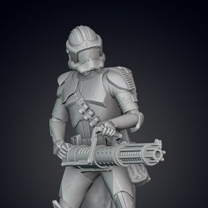 Clone Trooper Figurines - Pose 3 - 3D Print Files