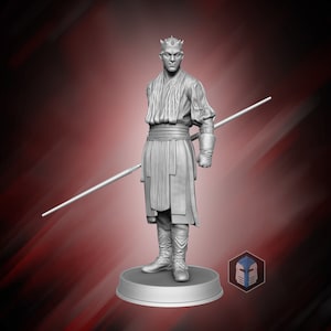 Darth Maul Figurine - Sith Assassin - 3D Print Files