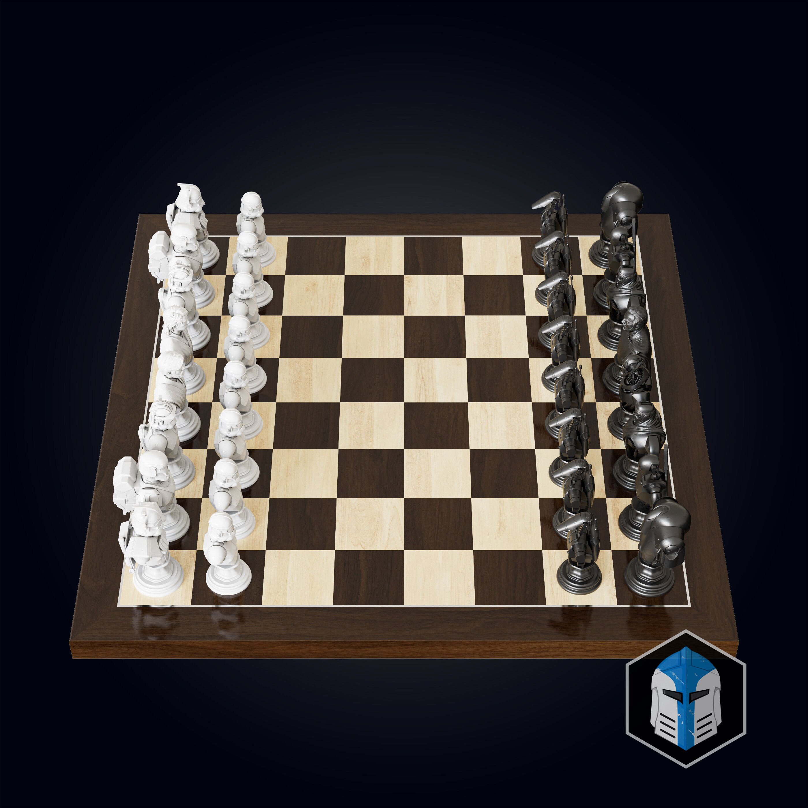 Chess Game Complete - Jogo de Xadrez 3D model