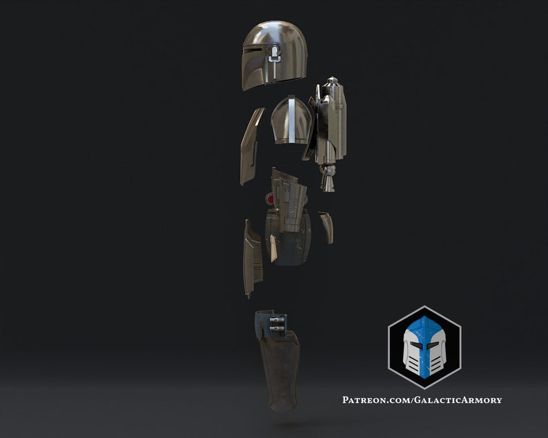 Mandalorian Beskar Armor 3D Print Files image 5