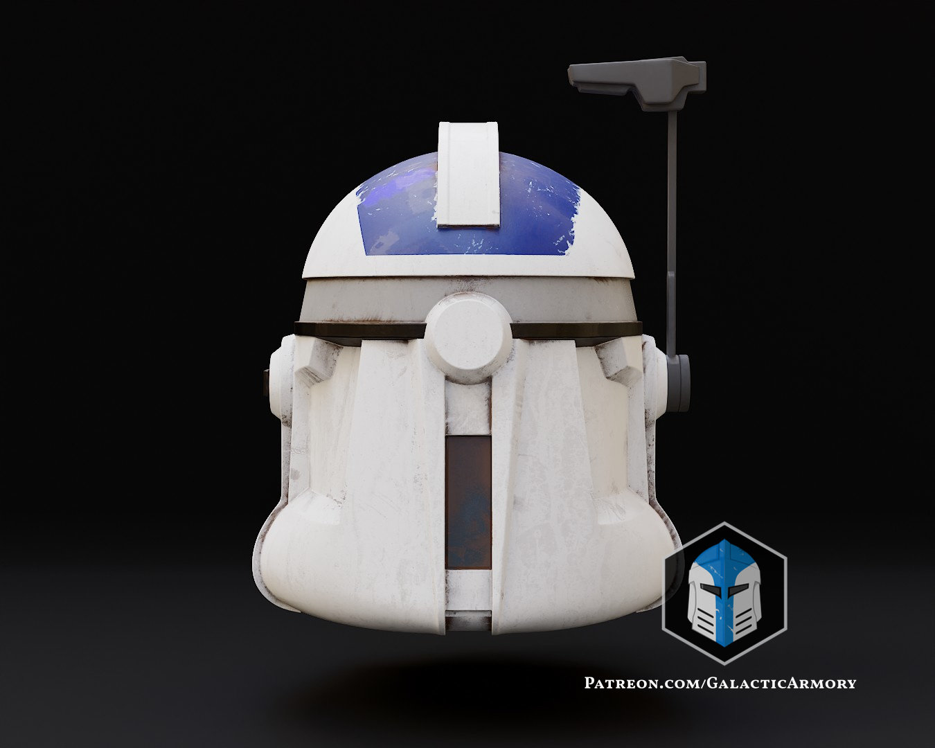 フェーズ 2 オフィサー クローン トルーパー ヘルメット - 3D フェーズ 2 オフィサー クローン トルーパー ヘルメット - 3D