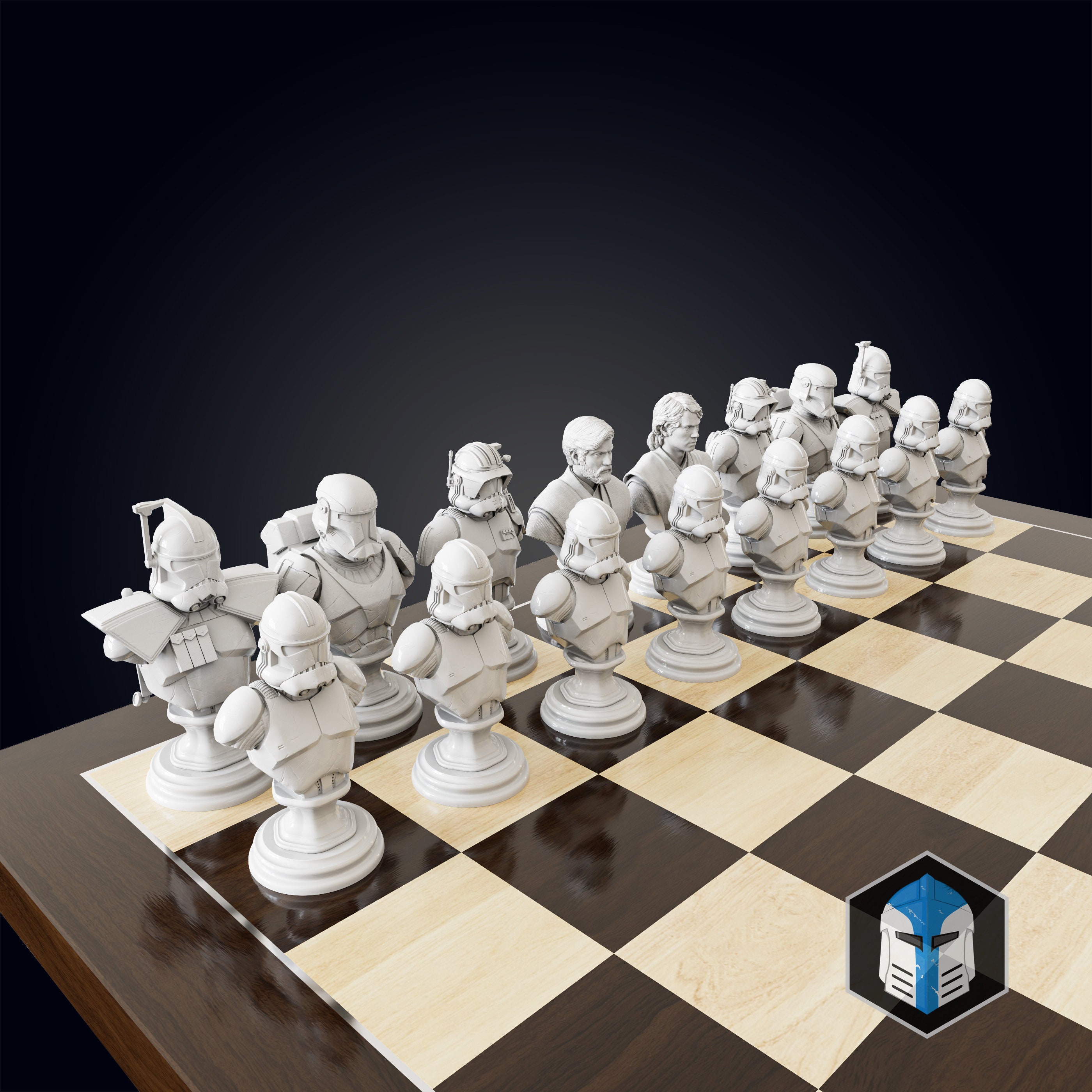 Clone Wars Chess Set 3D Print Files -  Portugal