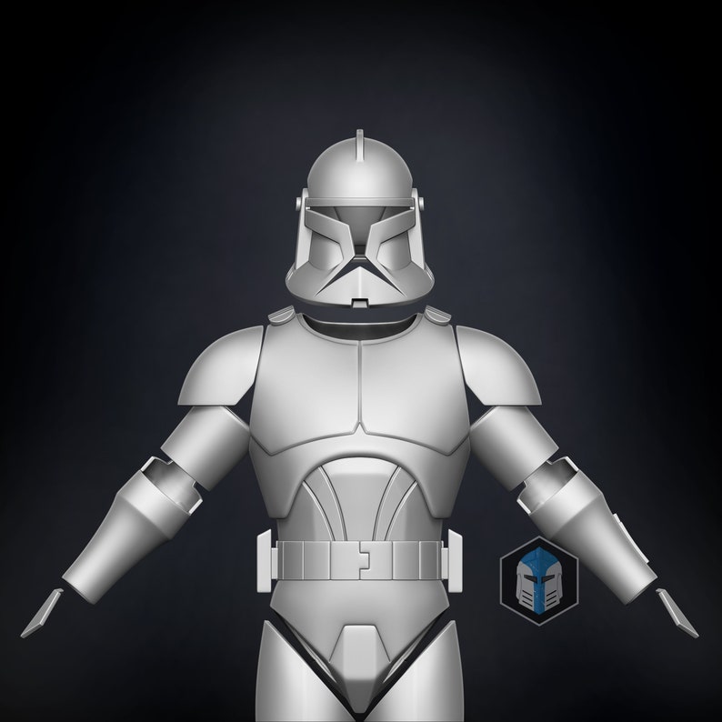 animated clone trooper armor