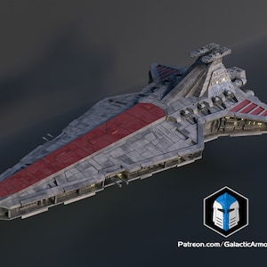 Clone Wars Venator Capital Ship - 3D Print Files