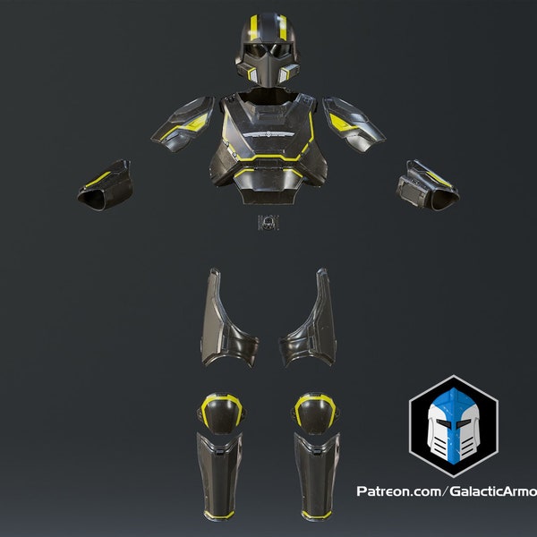 Casco e armatura Helldivers 2 - B-01 Tattico - File di stampa 3D