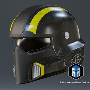 Helldivers 2 Helmet B-01 Tactical 3D Print Files image 4