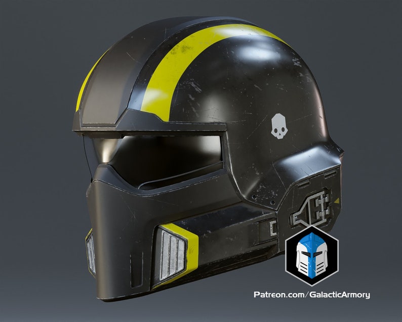 Helldivers 2 Helmet B-01 Tactical 3D Print Files image 4