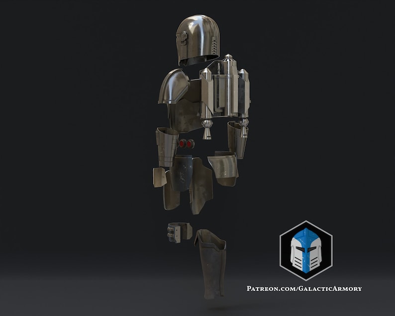Mandalorian Beskar Armor 3D Print Files image 6