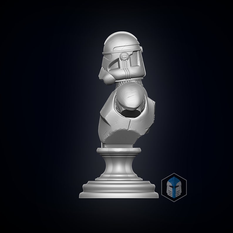 clone trooper bust 3d print