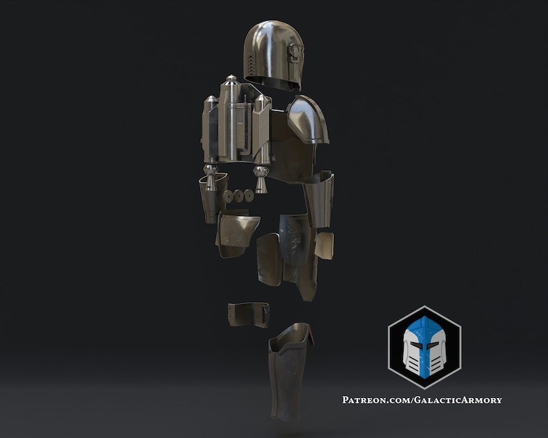 Mandalorian Beskar Armor 3D Print Files image 8