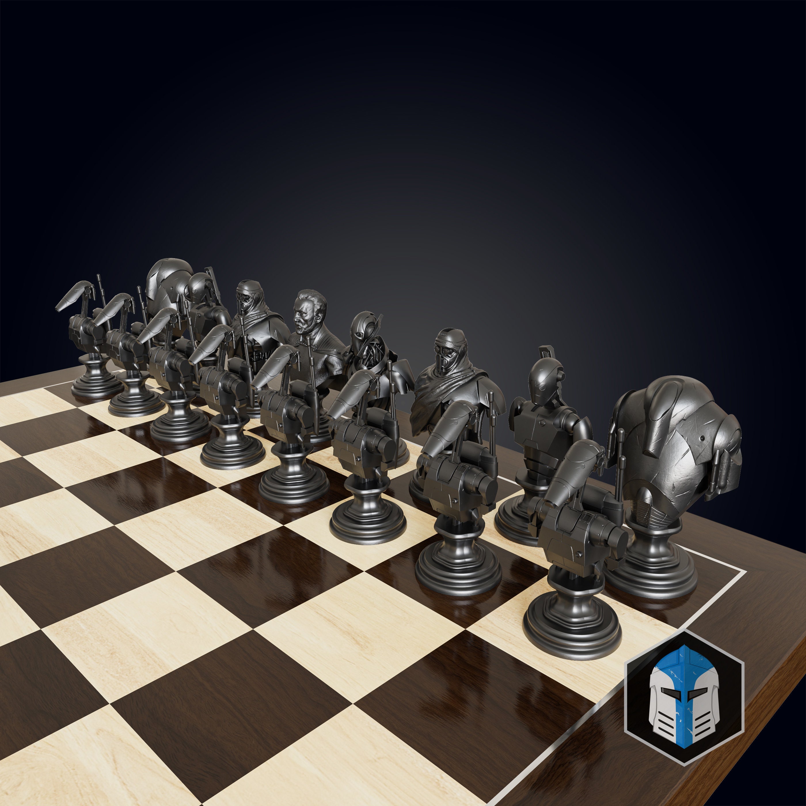 Free STL file Star Wars Chess set ⭐・3D printing model to download・Cults