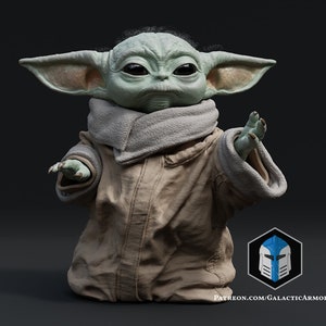 Grogu Figurine - Pose 2 - 3D Print Files