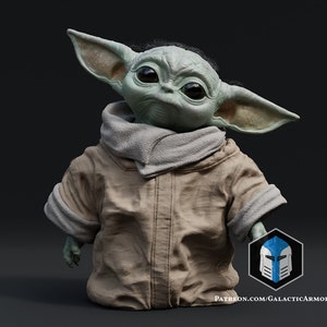 Grogu Figurine - Pose 1 - 3D Print Files