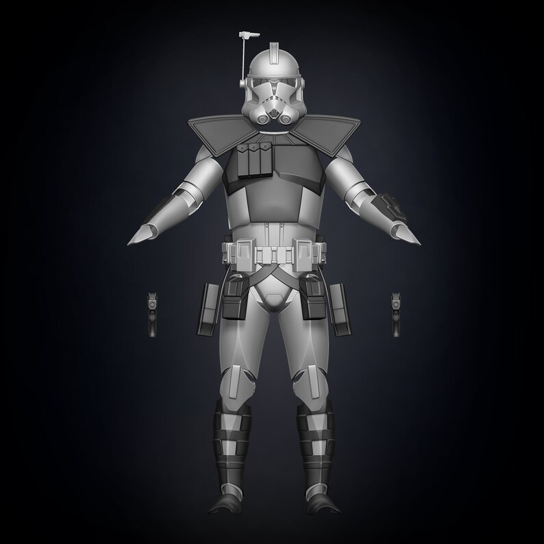 ARC Clone Trooper Armor Accessories 3D Print Files | Etsy