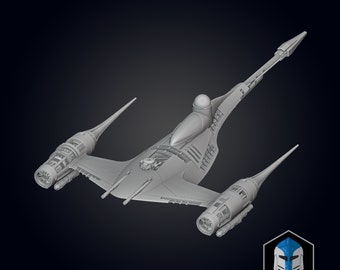 Mando&#39;s N-1 Starship - 3D Print Files