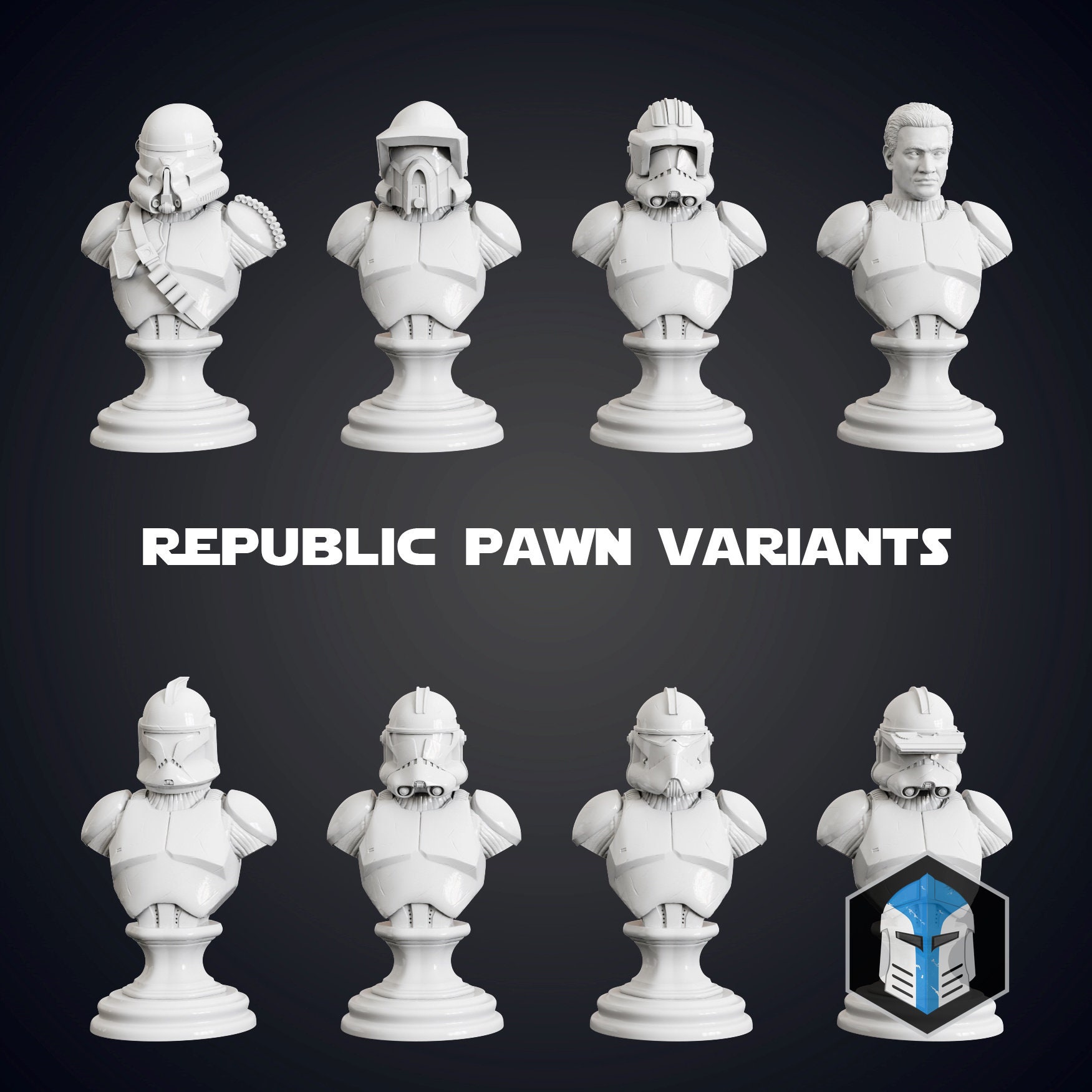 Clone Wars Chess Set 3D Print Files -  Portugal