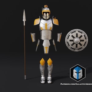 Bartok Medieval Commander Cody Armor - 3D Print Files