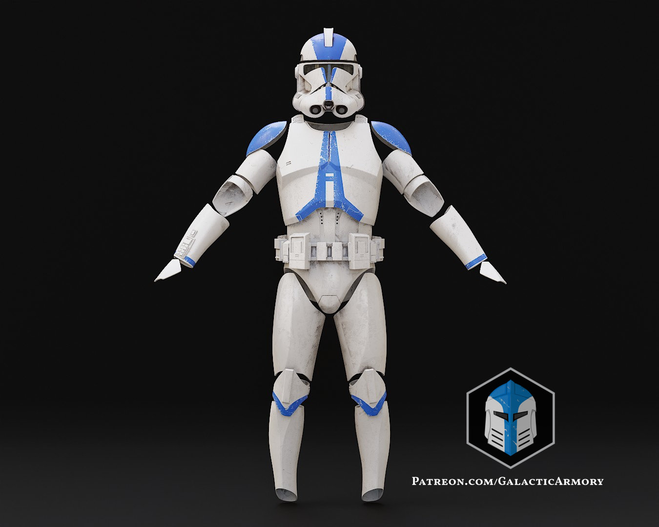 Clone store trooper 3d