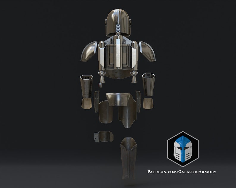 Mandalorian Beskar Armor 3D Print Files image 7