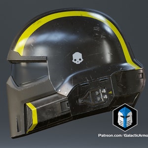 Helldivers 2 Helmet B-01 Tactical 3D Print Files image 8