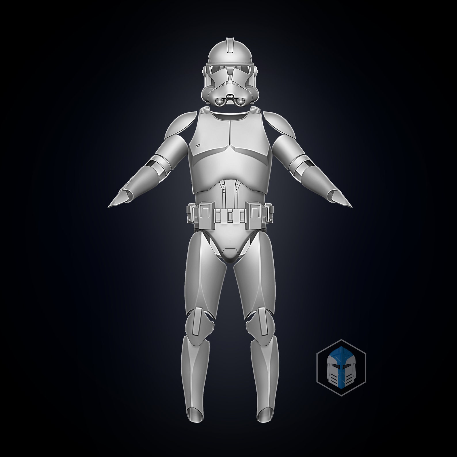 clone commando armor 3d print