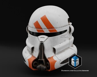 スターウォーズ　クローンコマンドー　3dプリンター ヘルメット　1/1 共和国コマンドー クローン トルーパー ヘルメット - 3D